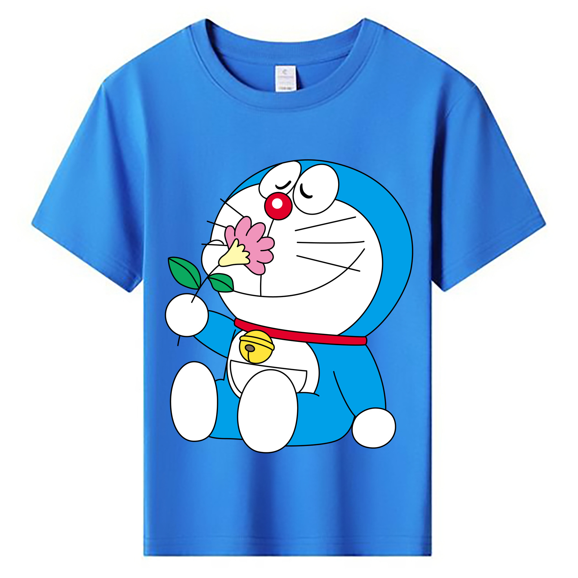 （画像用） ドラえもん Doraemon 綿100％キッズTシャツ（フロントプリント）